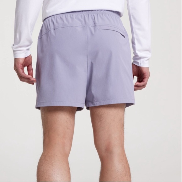 NEW VRST 5” Mesh Lined Shorts w/elastic waist, Func Drawstring, Zip back pocket - Picture 5 of 5